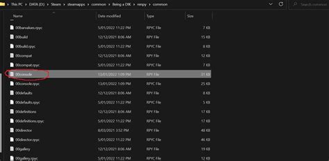 renpy cheat engine|console command being a dik.